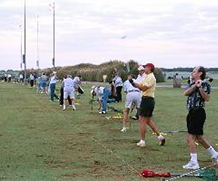 Students On The Practice Range